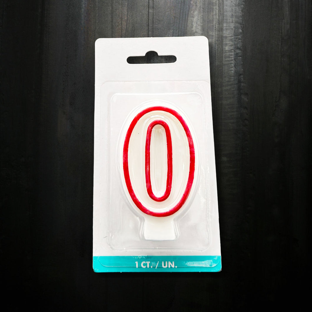 Number Candle - 0