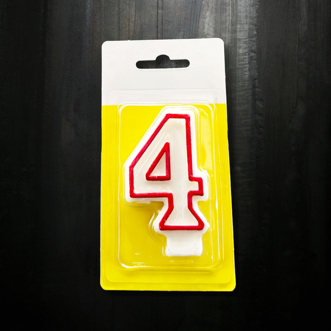 Number Candle - 4