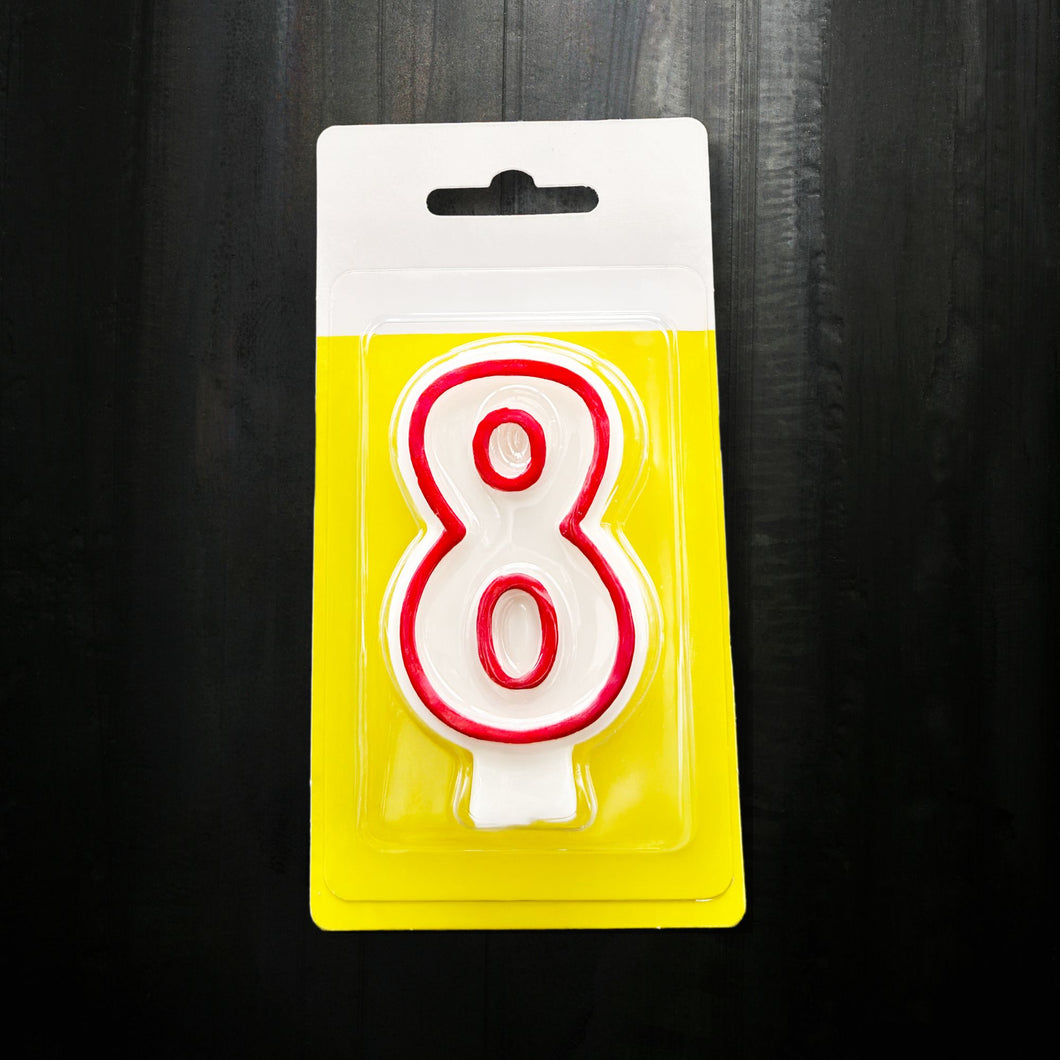 Number Candle - 8